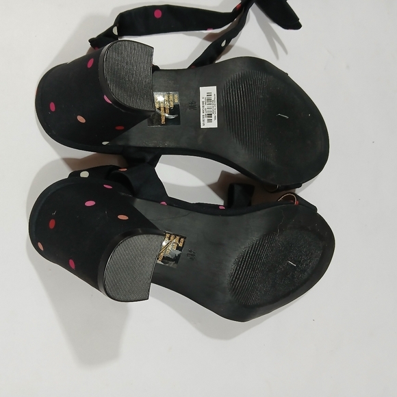 Torrid Polka Dot Tie Up Heels - Picture 9 of 12